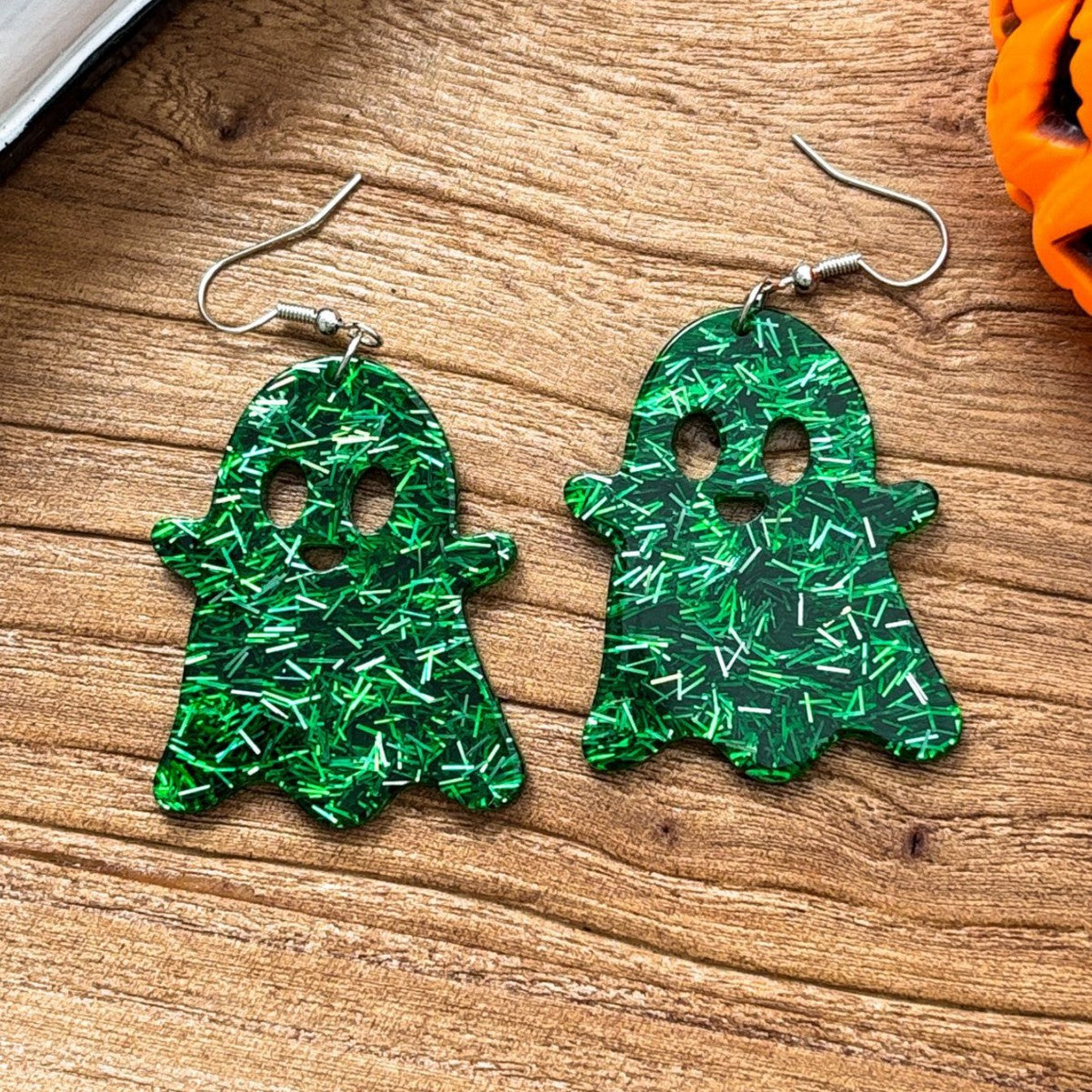 Wholesale Halloween Acrylic  Ghost Earrings