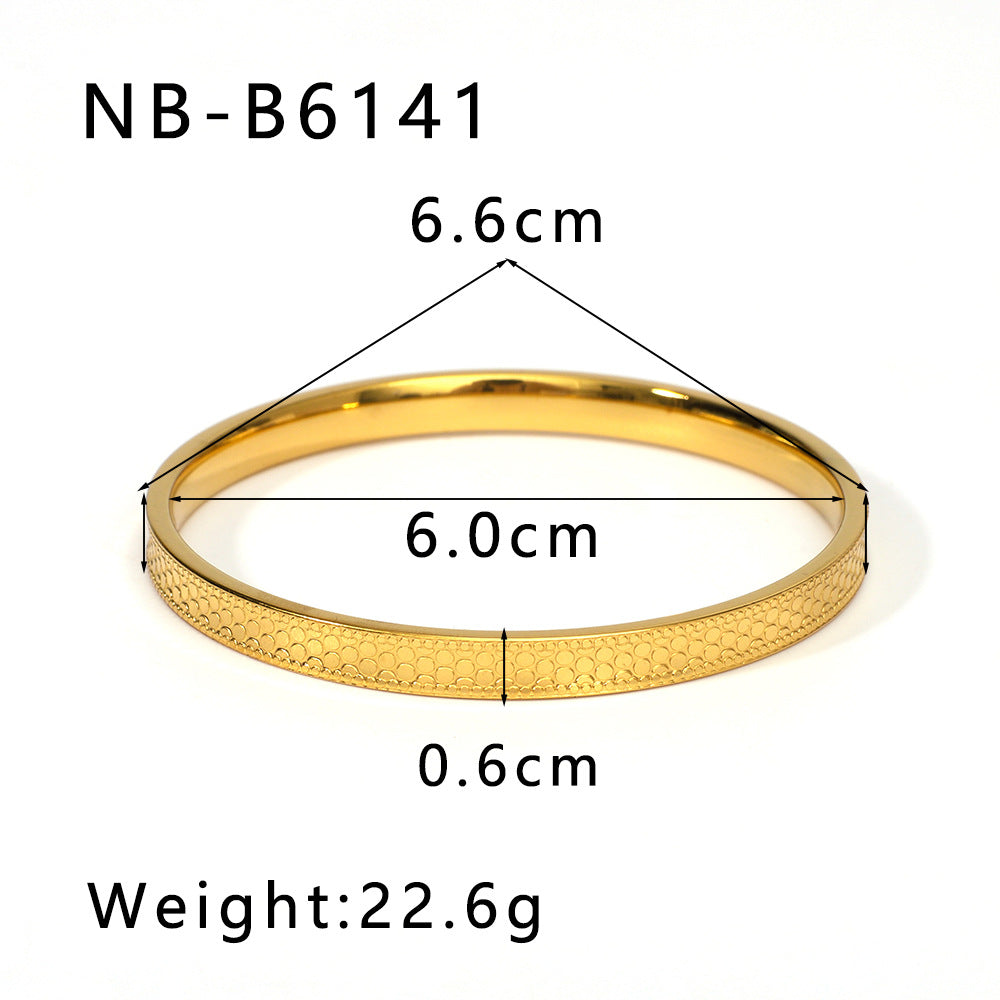 Wholesale Stainless Steel Inlaid Zircon Colorful Leaf Snowflake Love Geometric Bracelet ACC-BT-XinY027