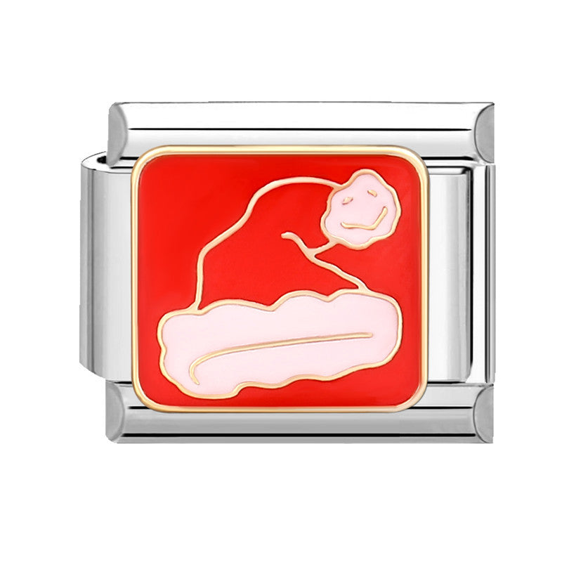 Wholesale Italian Module Creative Stylish Free DIY Cartoon Fashion Christmas Bracelet