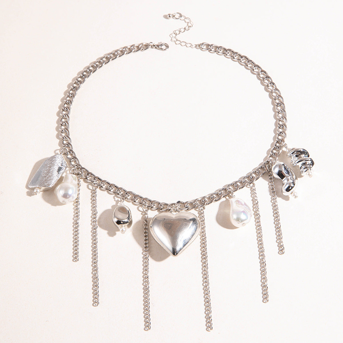 Wholesale Tassel Love Iron Valentine' s Day Necklace