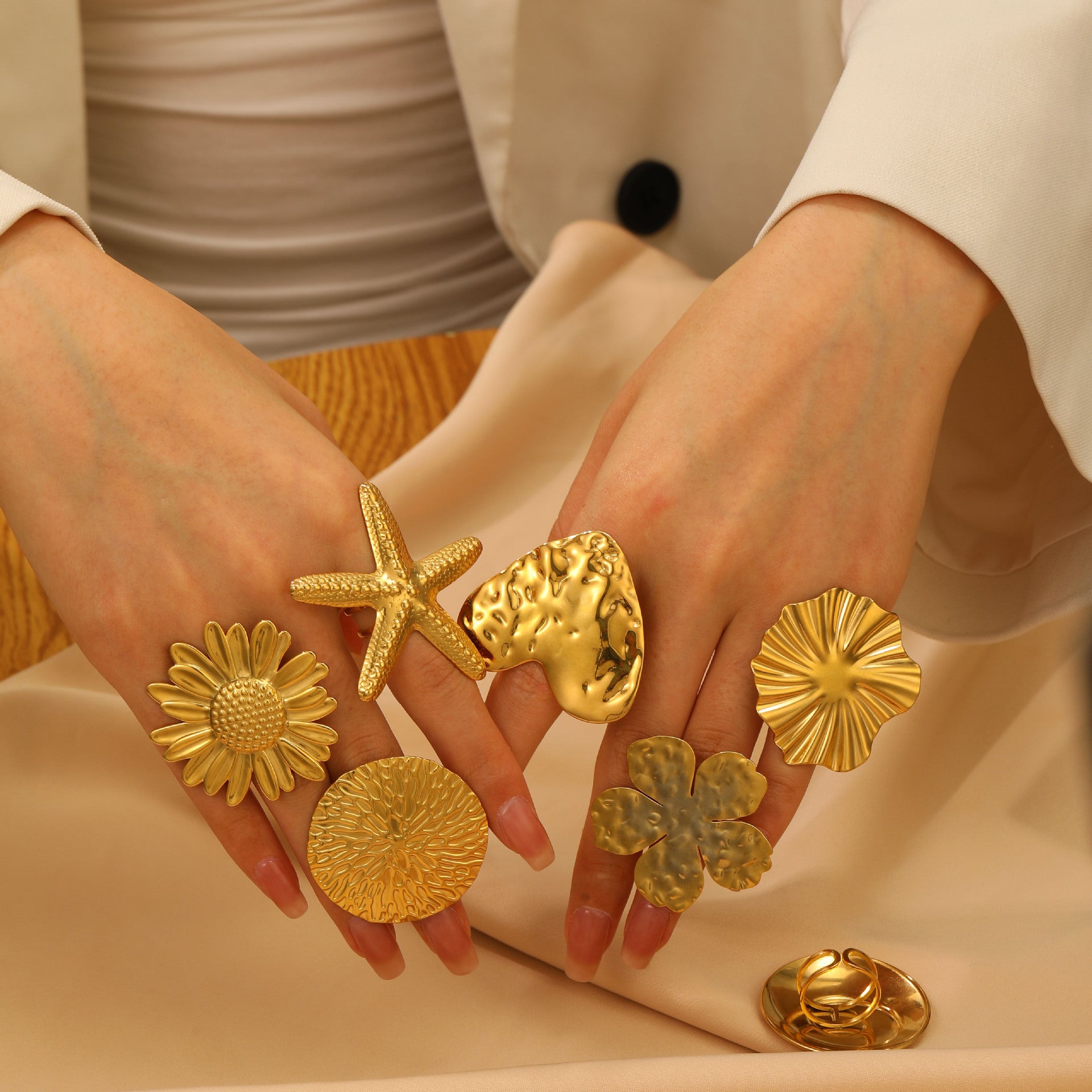 Wholesale  round  Stainless Steel  ring