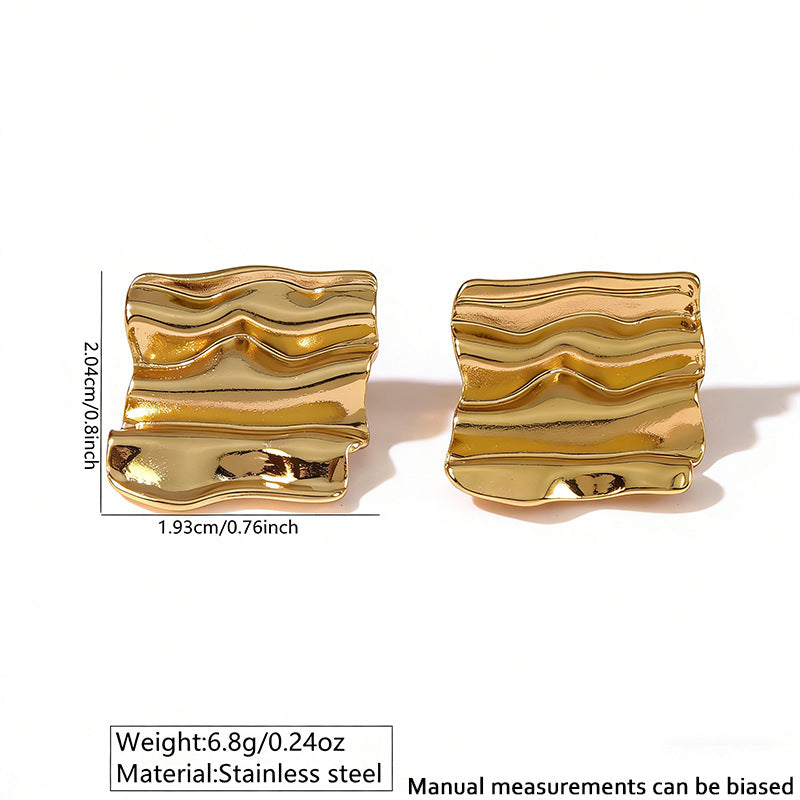 Wholesale Stainless steel bow earrings