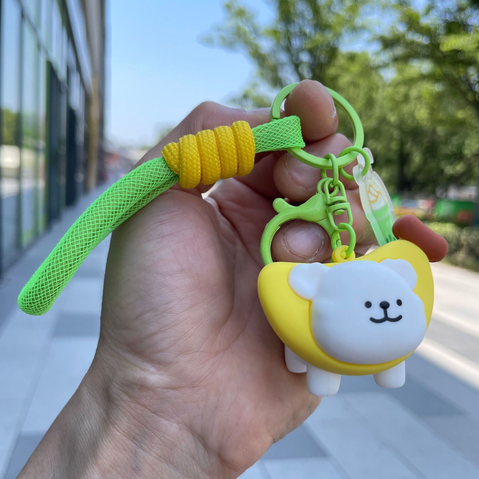 Wholesale Cartoon Cute Puppy Silicone Keychains ACC-KC-Yaop001