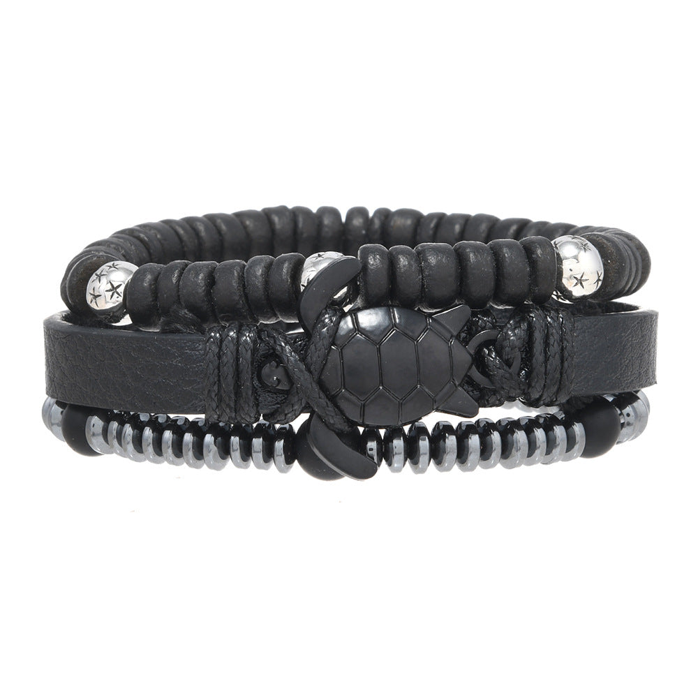 Wholesale 3PCS Glass bead bracelet set