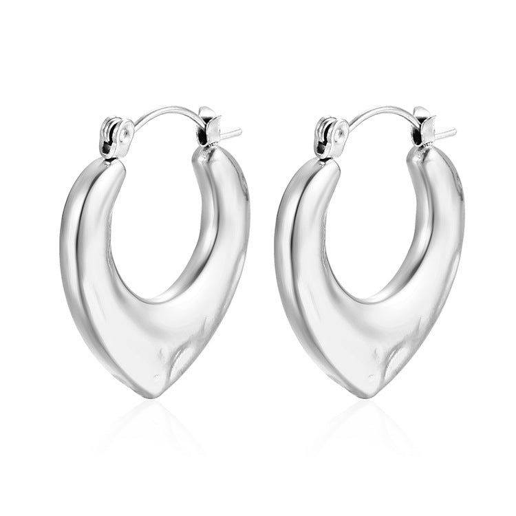 Wholesale  retro style stainless steel lovely earrings