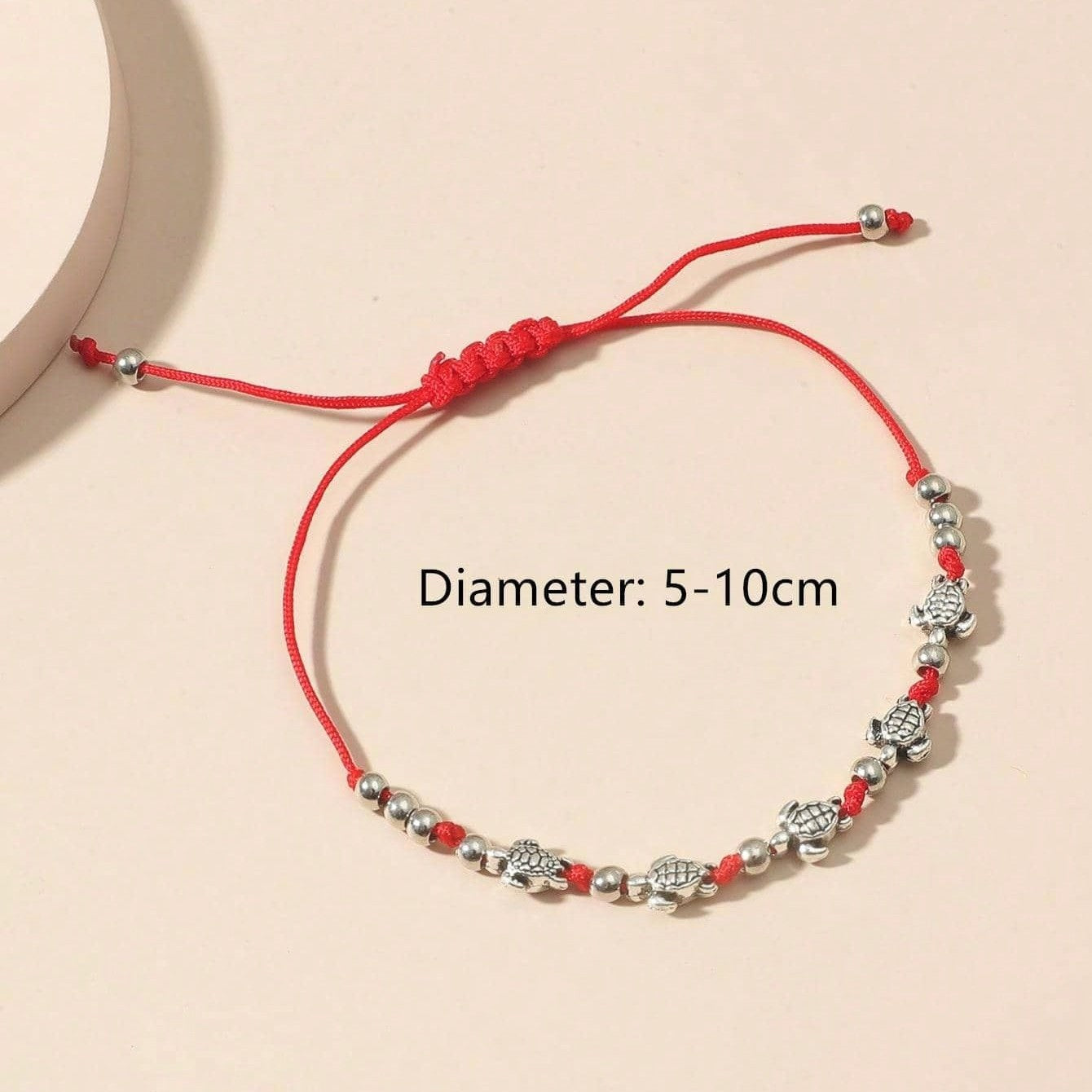 Wholesale  Retro Simple Fashion Beach Hand-woven Turtle Elephant Cute Anklets
