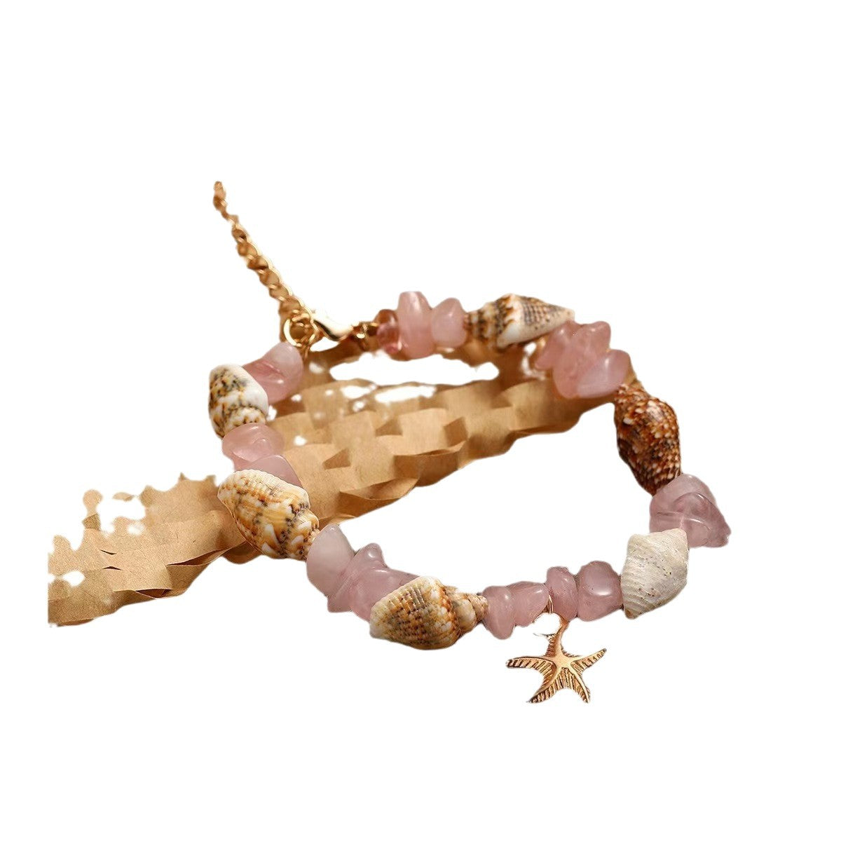 Wholesale Chic Beach Style Crystal Turquoise Bracelet - Jewelry Accessory for Boutique Resale