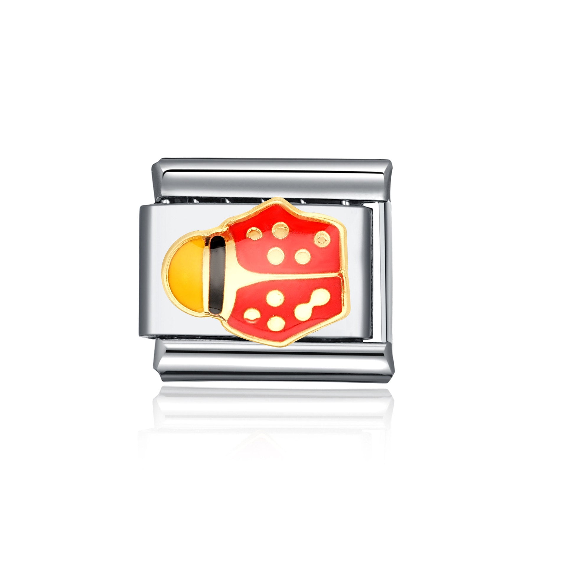 Wholesale Italian Charm Bracelet 9mm DIY Splicing Cute Cartoon Stainless Steel Composable Bracelet