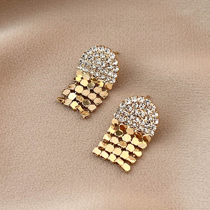 Wholesale Personalized Light Luxury Diamond Earrings ACC-ES-XiaoCheng004