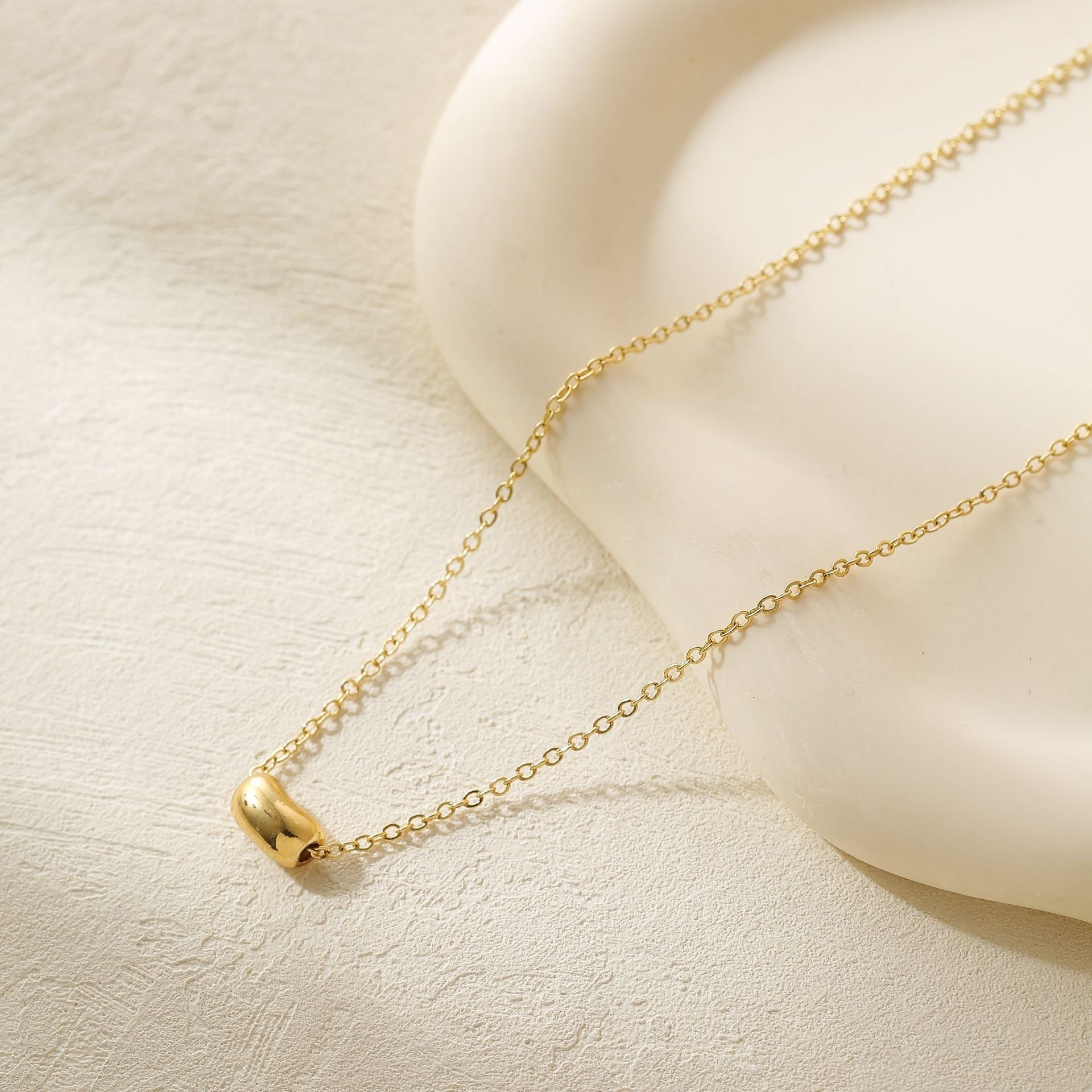 Wholesale Gold and Silver Two-color Necklace