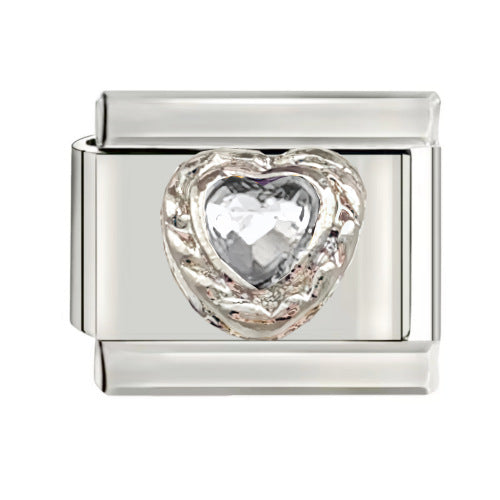 Wholesale  Italian Charm Starter Bracelets DIY square Single Section Creative Stainless Steel Composable Bracelet