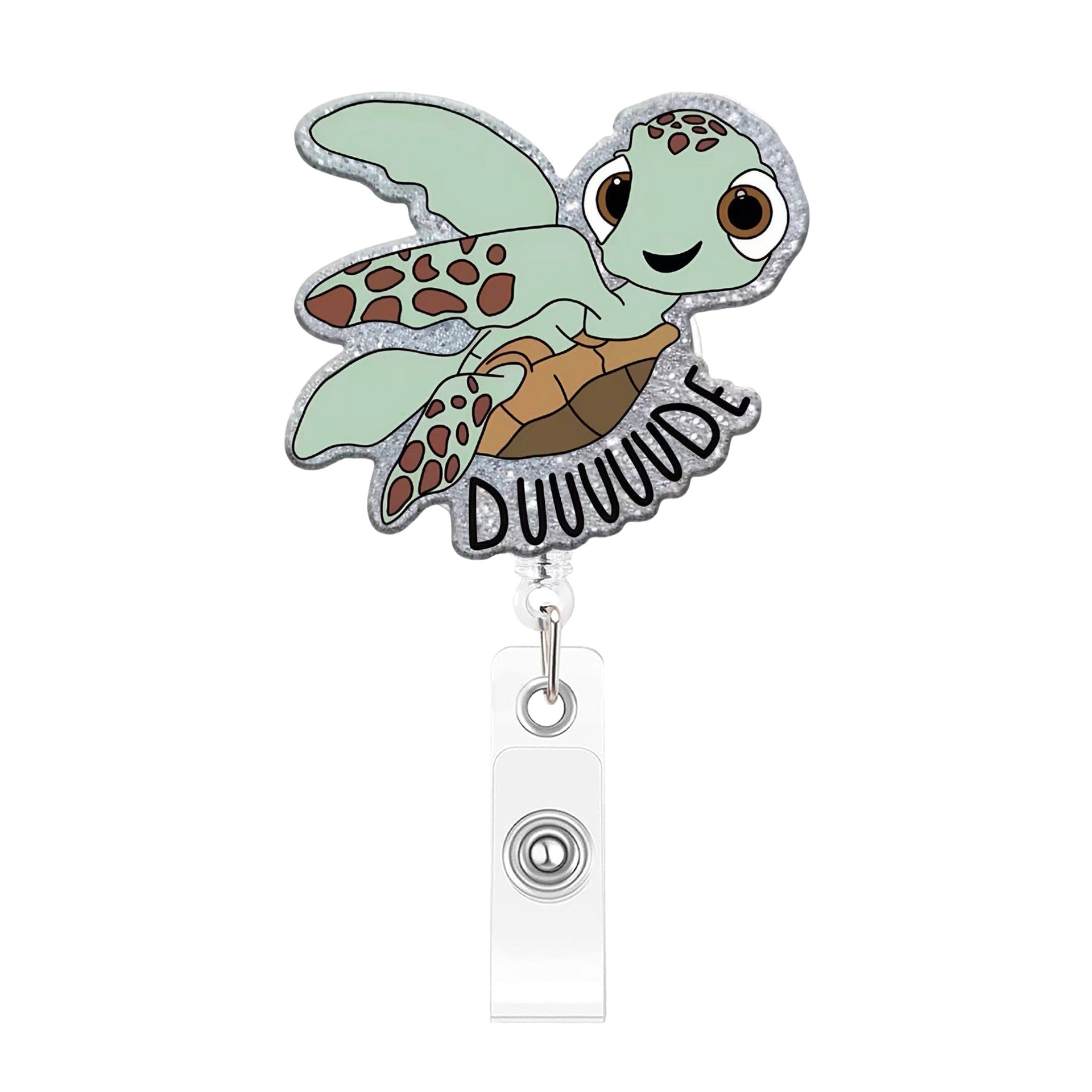 Wholesale Plastic Cartoon Animal Retractable Badge Holder Fun ID Card Holder Easy-Pull Buckle Fashion Accessory for Resale