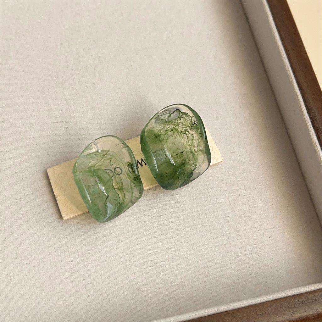 Wholesale Retro Vintage Maillard Cute Acrylic Earrings