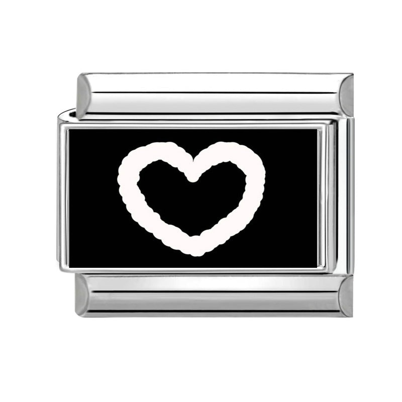Wholesale  9mm Italian Charm Starter Bracelets DIY square Single Section Creative Stainless Steel Composable Bracelet