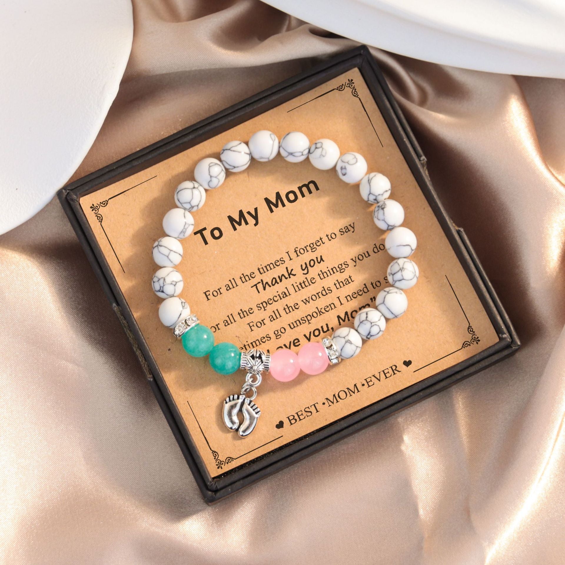 Wholesale Mother' s Day Colorful " MAMA"  Letter Bead Bracelet