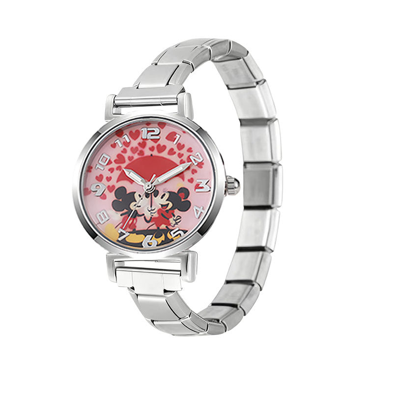 Wholesale Steel Cartoon Quartz Watch for Children,  Fashion Everyday Gift