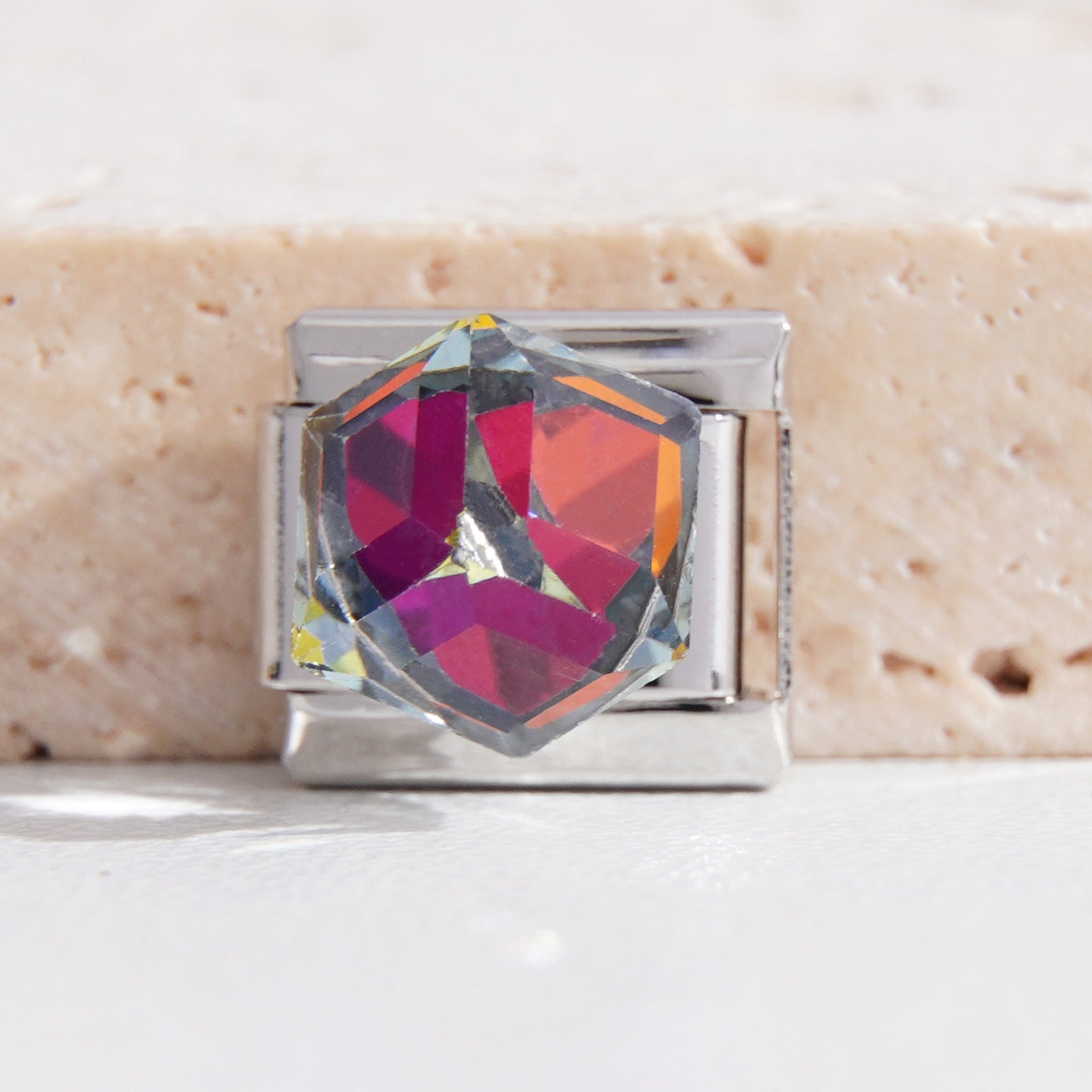 Wholesale Italian Charm Bracelet 9mm DIY Splicing Creative Cute Pattern Stainless Steel Composable Bracelet