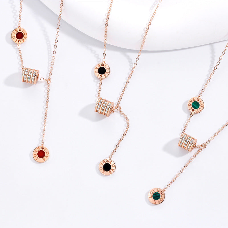 Wholesale Sterling Silver Love Waist Necklace ACC-NE-XJF002