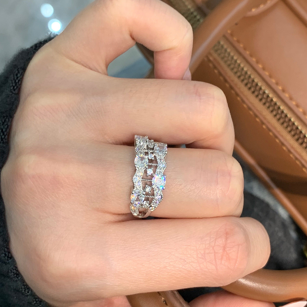 Wholesale Harp Lace Diamond Ring