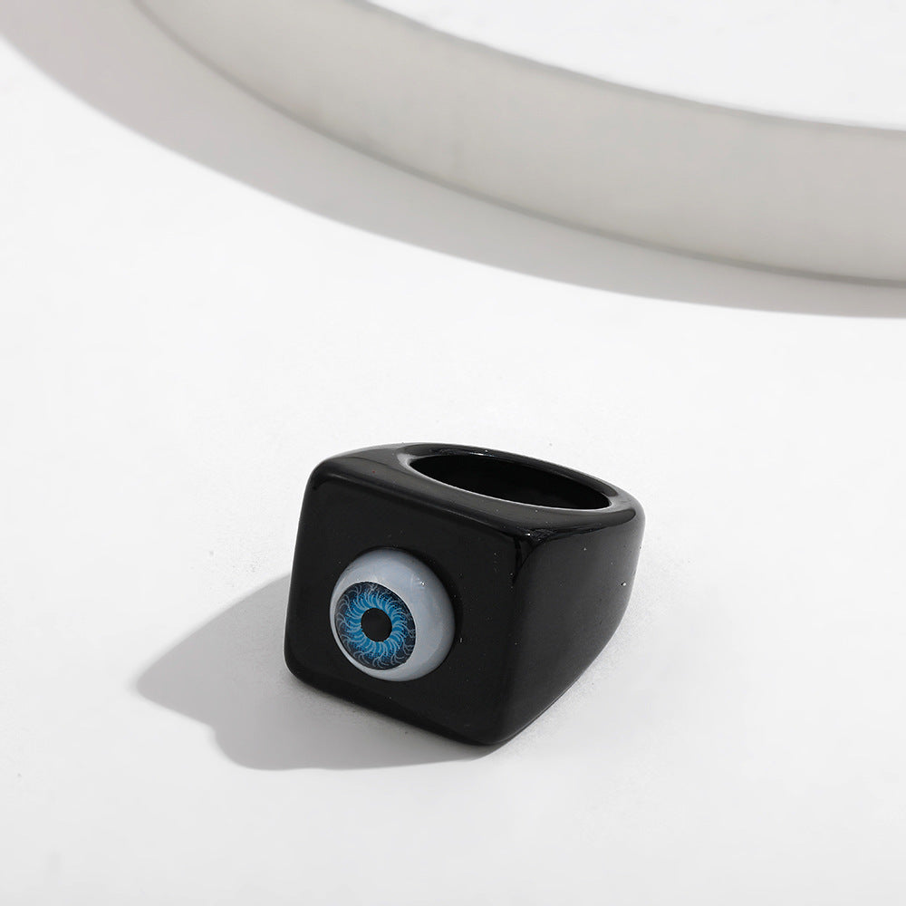 Wholesale  fashion resin ring  creative eye ring