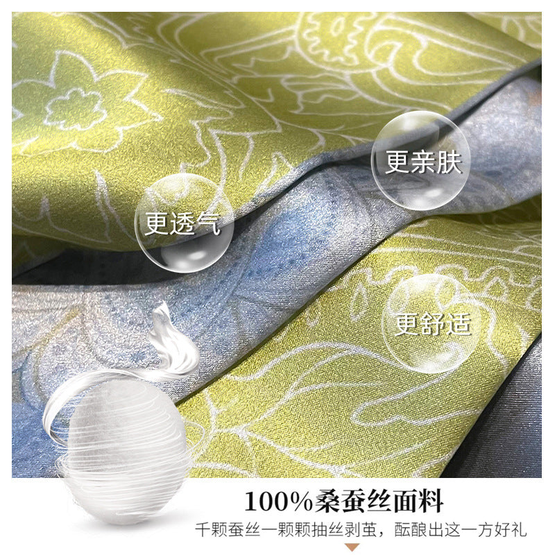 Wholesale Double-layer   Silk  Scarf