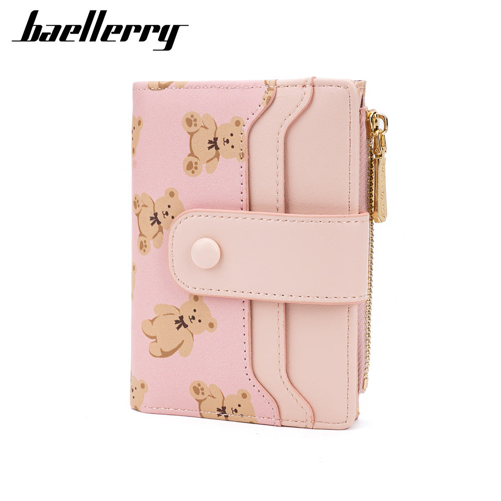 Wholesale  Short baellerry Cute Multi-card Wallet