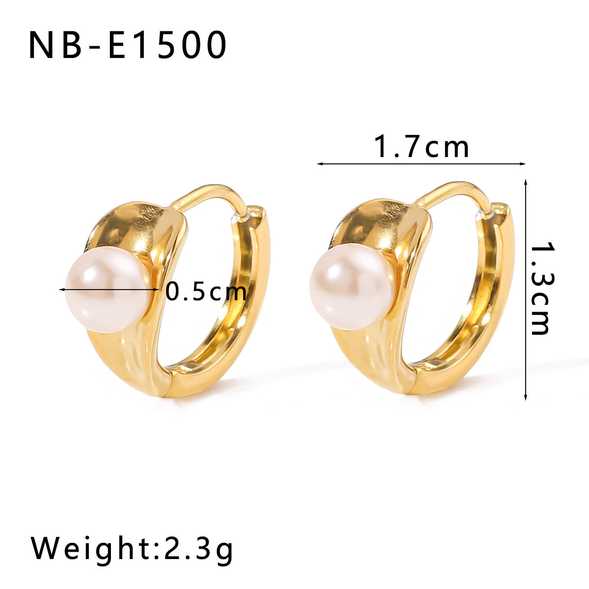 Wholesale  Stainless Steel Earrings 18K Gold Earrings Set