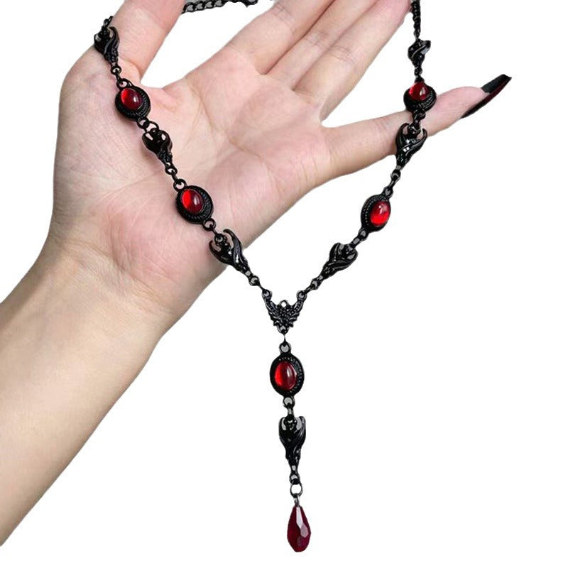 Wholesale  Red Zircon Necklace