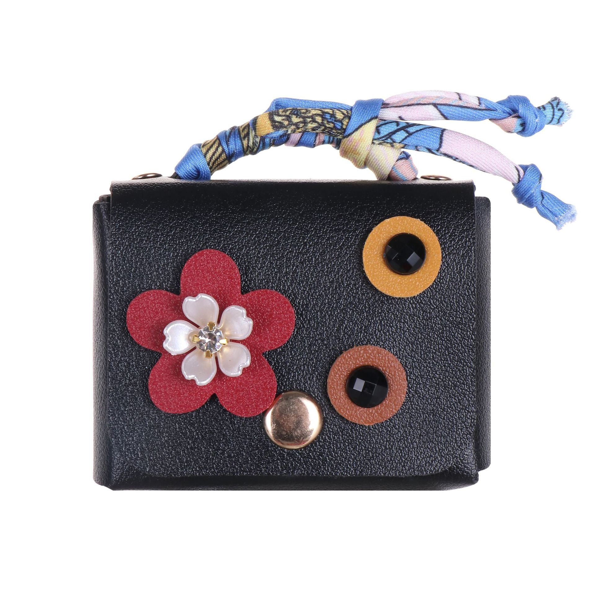 Wholesale Korean Chic Leather Bag Keychain Earphone Case Wedding Gift