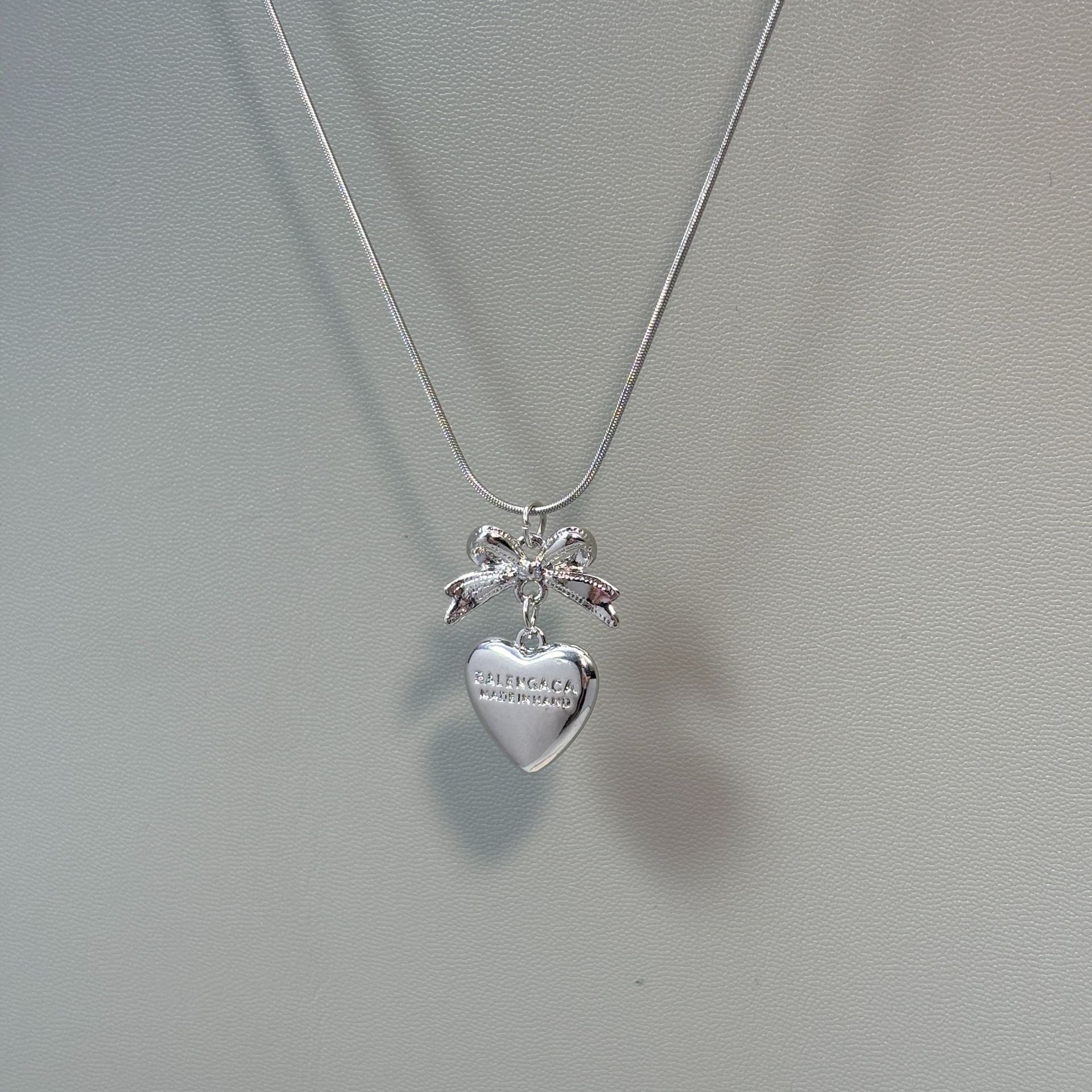 Wholesale Heart Red Apple  Necklace