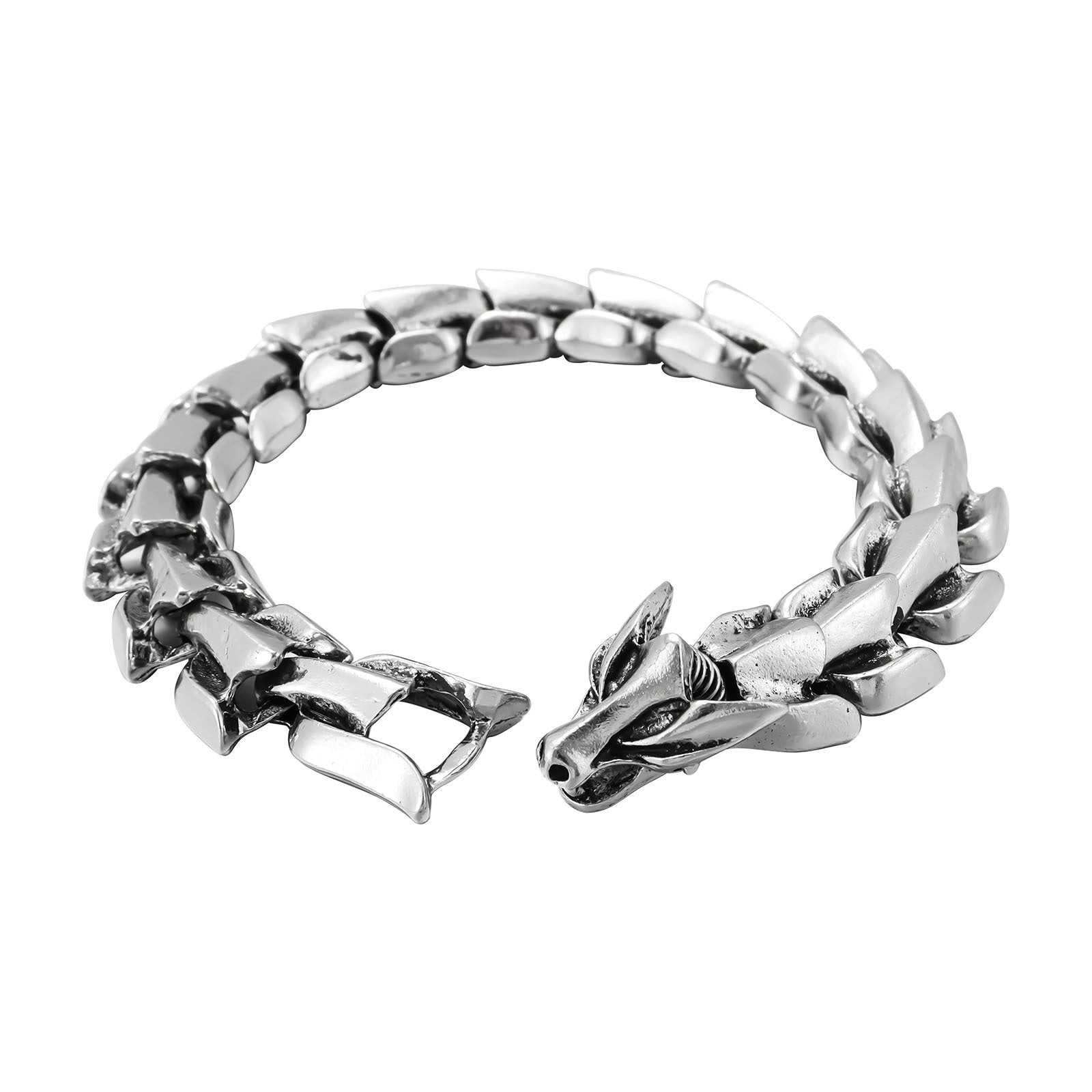Wholesale Retro Dragon Head Bracelet Men's Hip Hop Bracelet Punk Bracelet ACC-BT-LR006