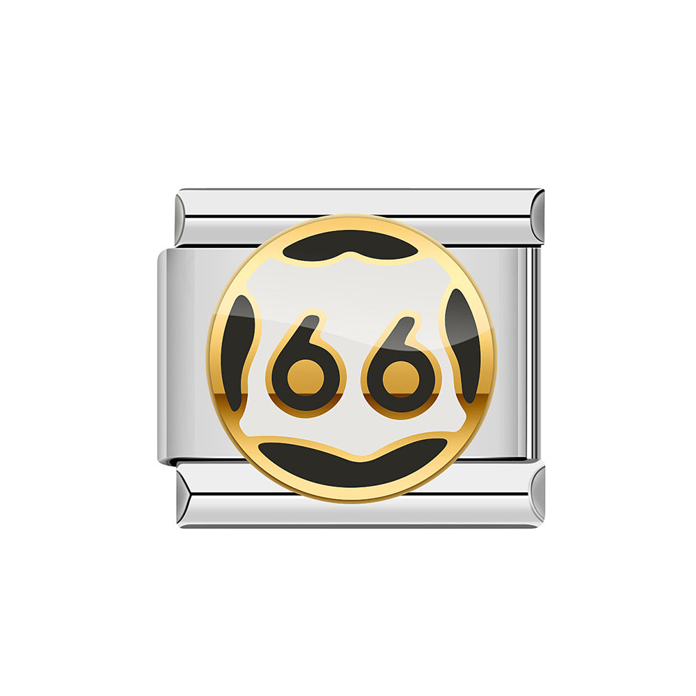 Wholesale Italian Charm Bracelet 9mm DIY Splicing Cute Creative Stainless Steel Composable Bracelet