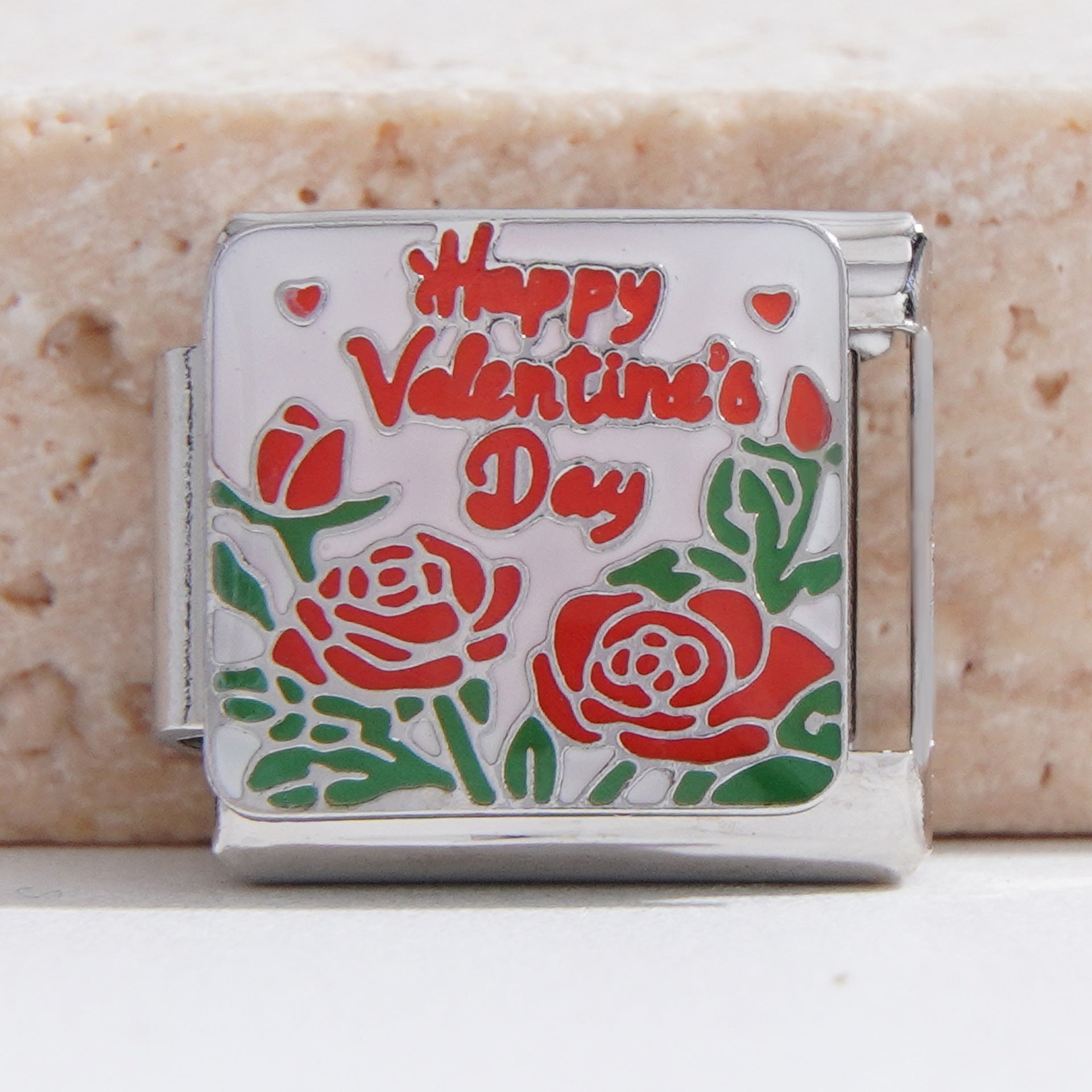 Wholesale Italian Charm Bracelet 9mm DIY Splicing Colored Oil Drop Stainless Steel Composable Bracelet