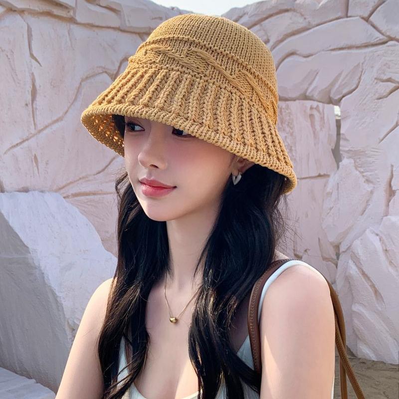 Wholesale Hollow Fisherman Hat  Foldable Breathable Bucket Hat