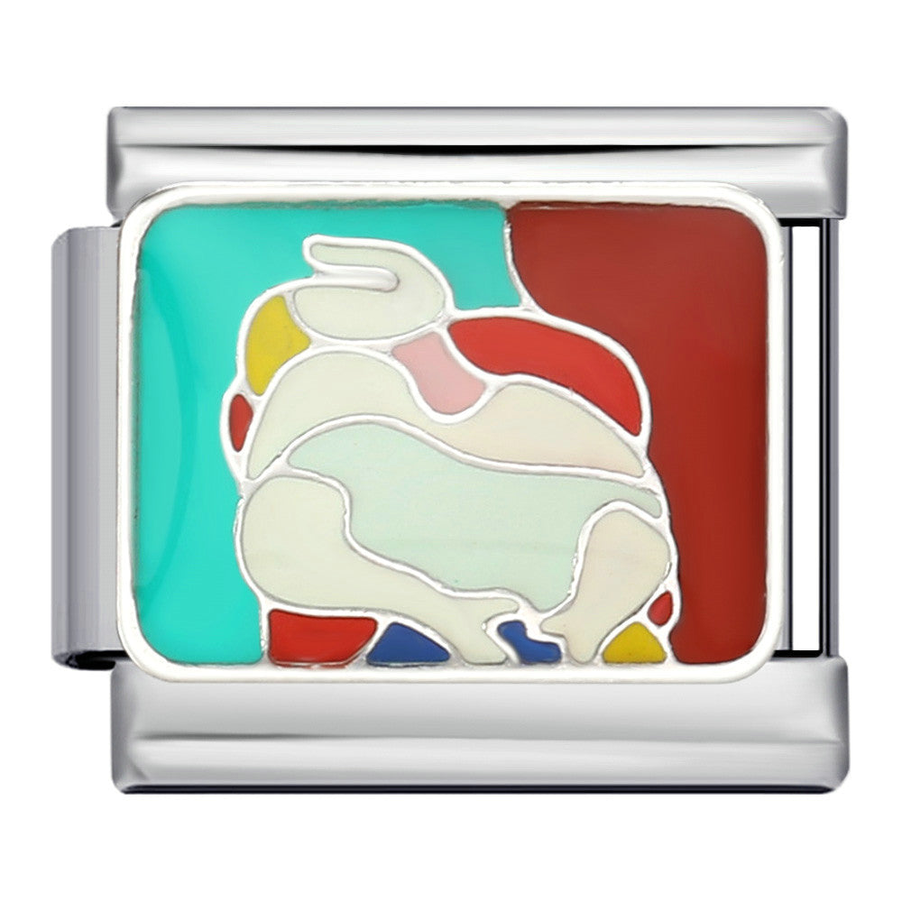 Wholesale Italian Charm Bracelet Gold Plated Oil Drop DIY WeldingStainless Steel Composable Bracelet