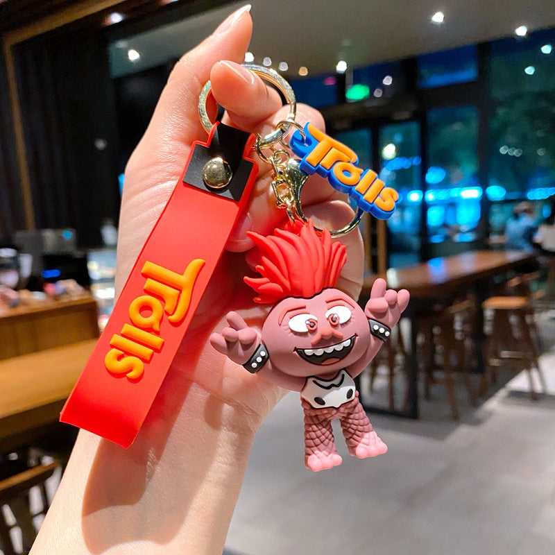 Wholesale Cartoon PVC Soft Glue Cute Keychain ACC-KC-XinShu019