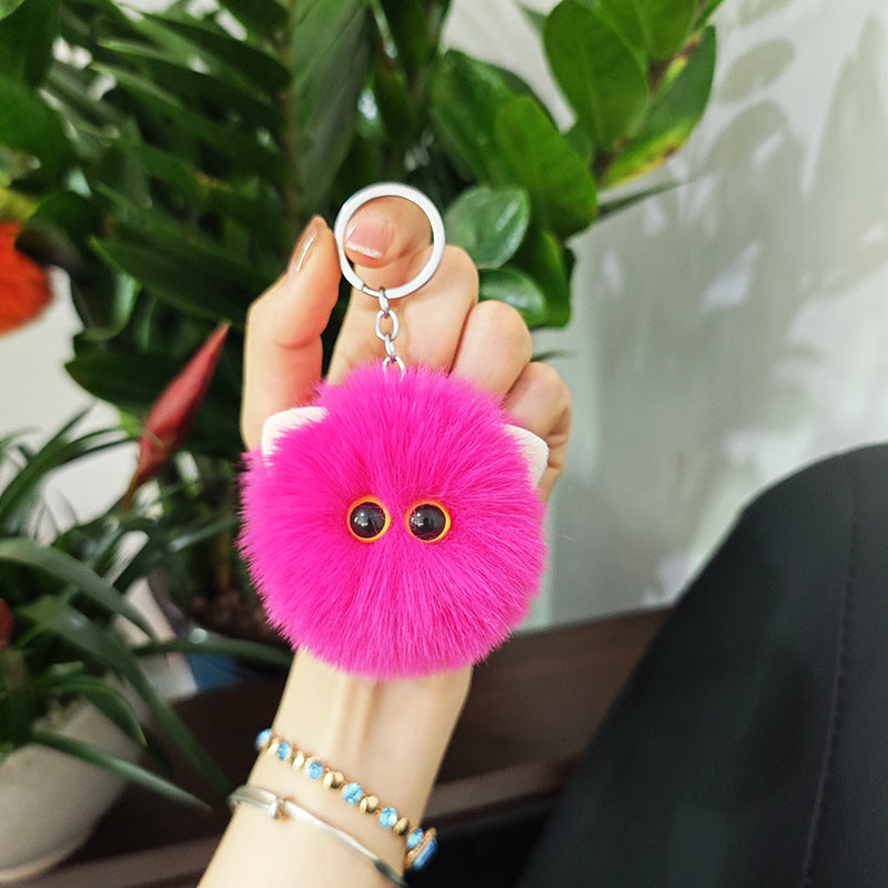Wholesale Cute Plush Cat Head Keychains ACC-KC-Chengx005