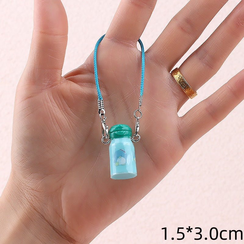 Wholesale Cute cartoon mini thermos cup doll accessories