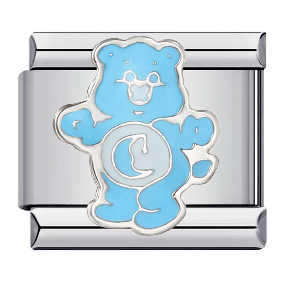 Wholesale 5pcs Italian Charm Bracelet 9mm DIY Splicing Classic Cute Bear Stainless Steel Composable Bracelet