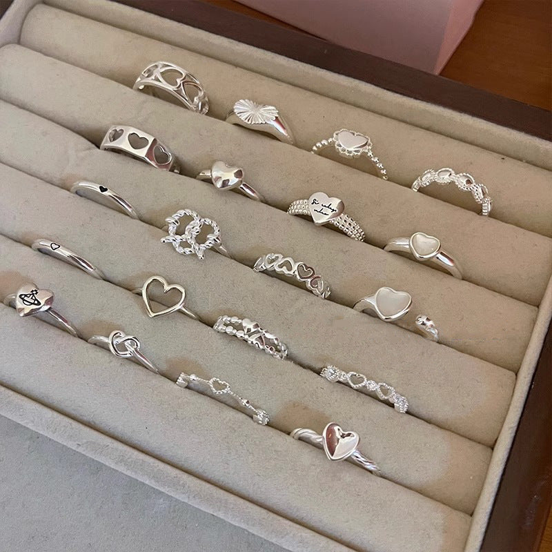 Wholesale Plain Love Ring with Adjustable Opening ACC-RS-YaoFeng010