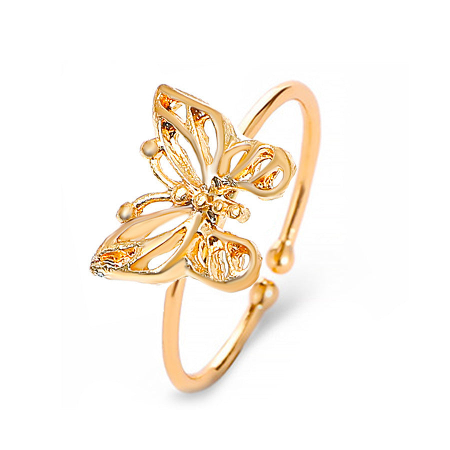 Wholesale Heart Shaped Rhinestone Adjustable Open Ring Chic Women S Fashion Jewelry Accessory For Party Gift