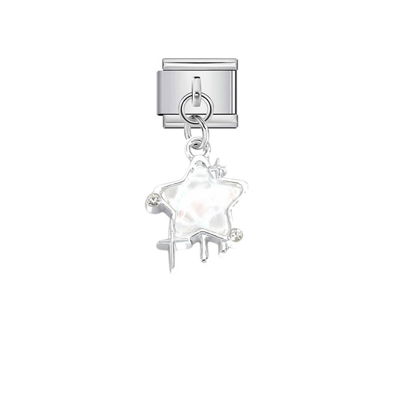 Wholesale Star and Moon Alloy Pendant - Fashion Jewelry Accessory for Boutique Resale