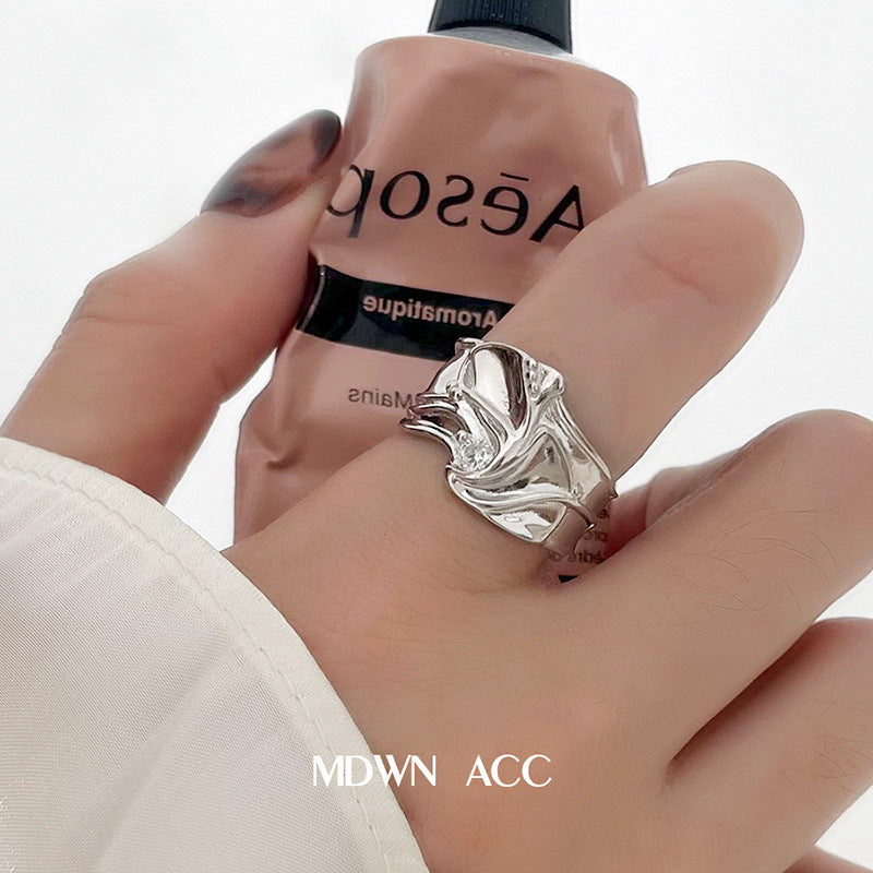 Wholesale  Shell Magic Color Effect Personalized Open Ring