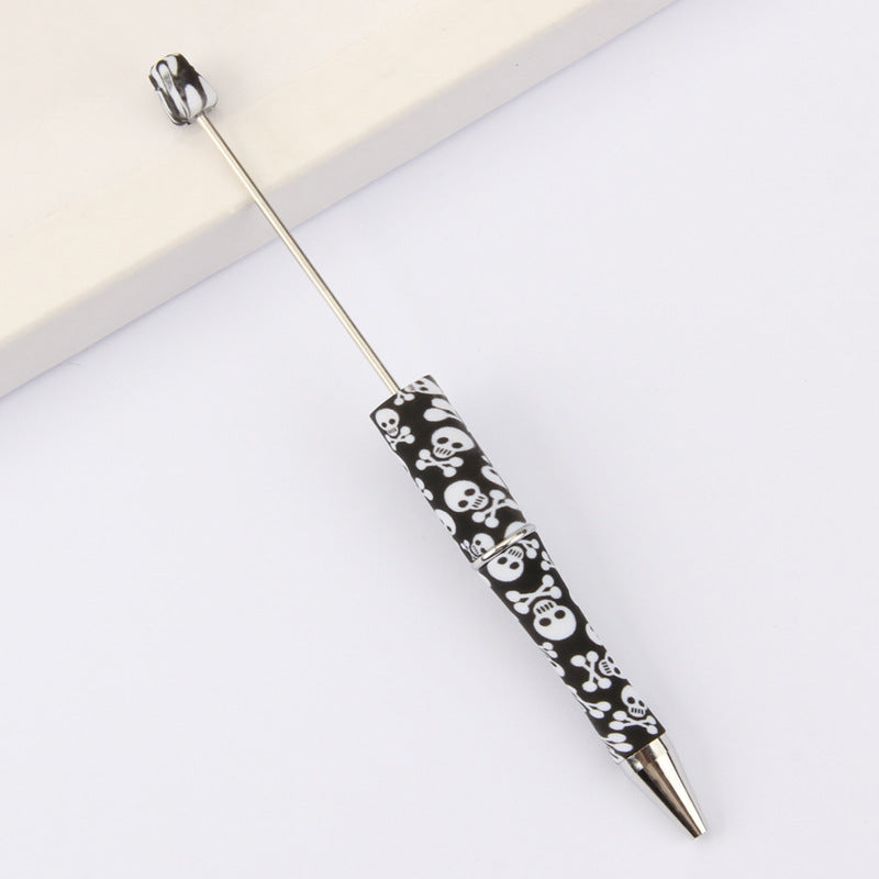 Wholesale Beadable Pens Leopard Print Floral Cow Independence Day Print DIY Beaded Pens ACC-PN-JinBN015