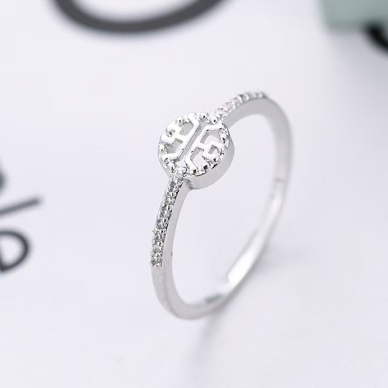 Wholesale Metal Opening  Retro  Ring