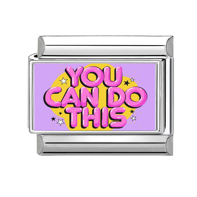 Wholesale Italian Charm Bracelet 9mm DIY Splicing Cute Creative Stainless Steel Composable Bracelet