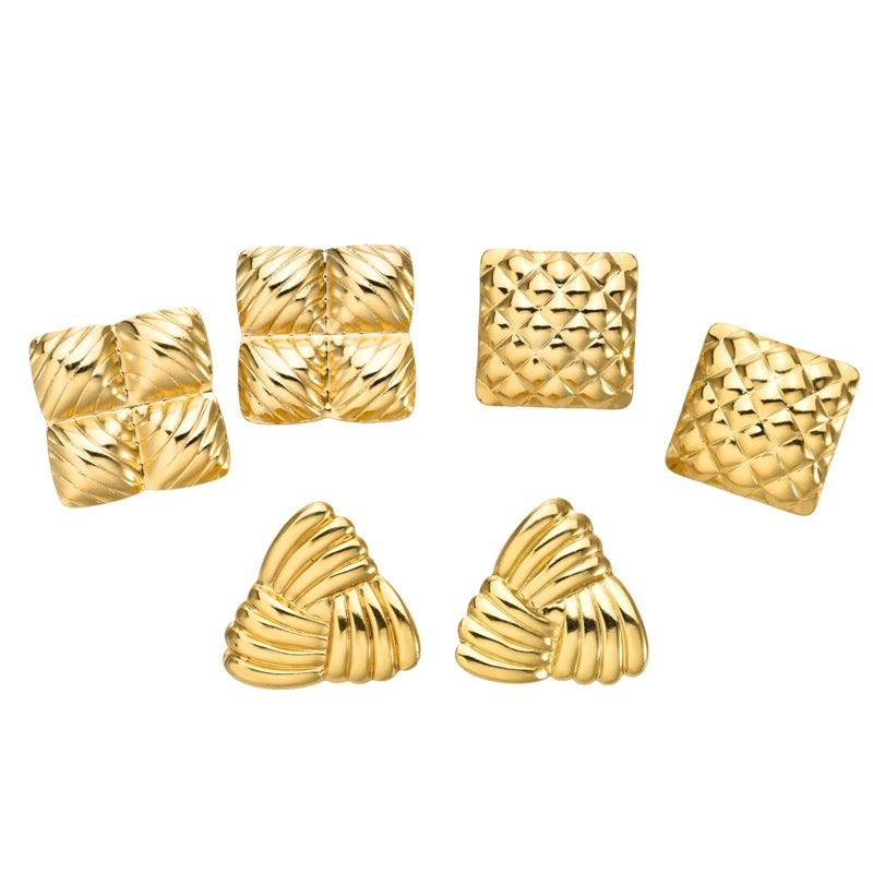 Wholesale Geometric Stainless Steel Earrings