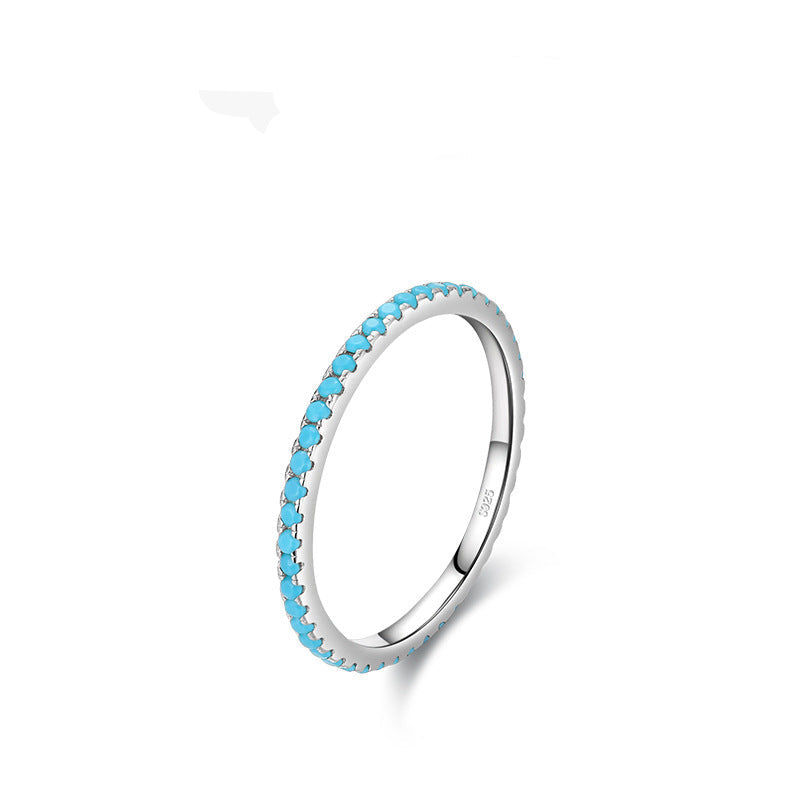 Wholesale s925 Sterling Silver Turquoise Ring