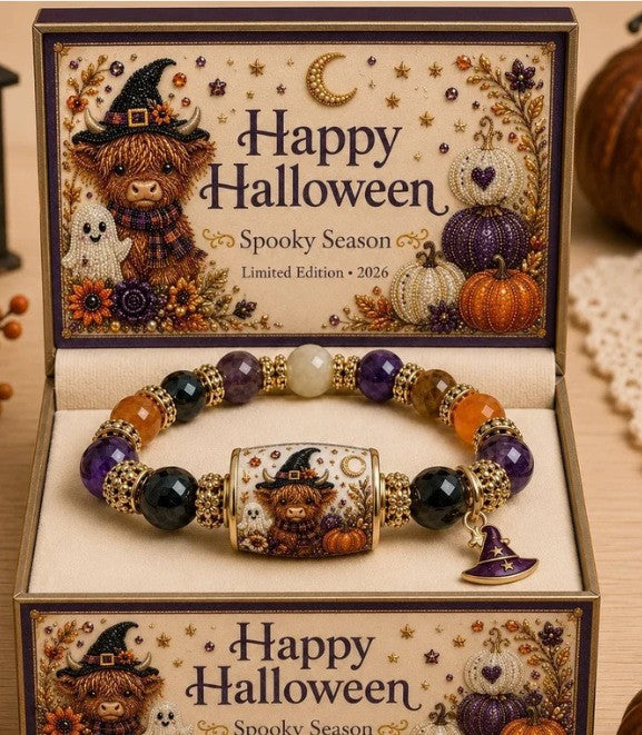 Wholesale  Ghost Magic Hat Charm Beaded Bracelet Fashion Jewelry Accessory Gift for Party Boutique Resale