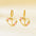 Wholesale Luxury Cut Out Stainless Steel 26 English Letter Earrings